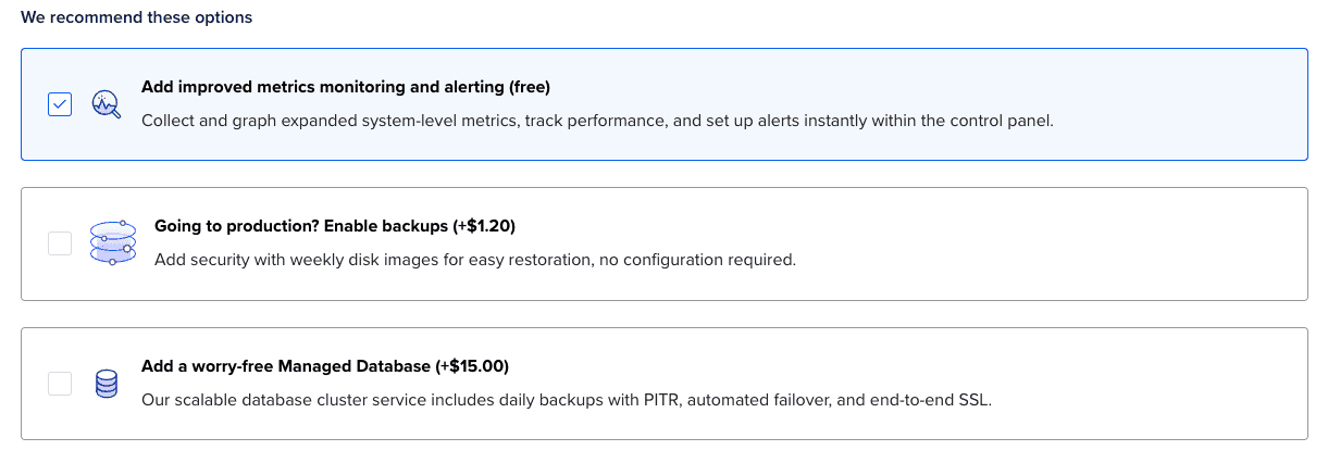 add monitoring digitalocean